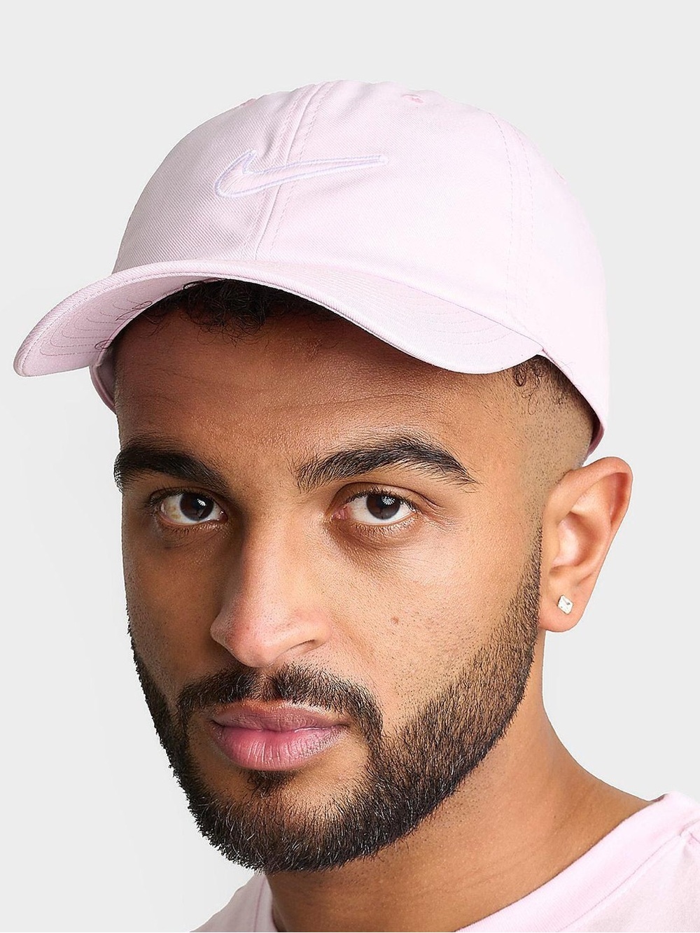 Nike Men’s Pink Swoosh Baseball Cap